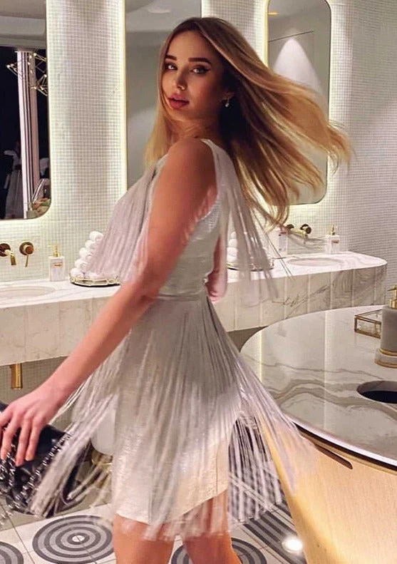 Tassel Mini Dress - Image 6